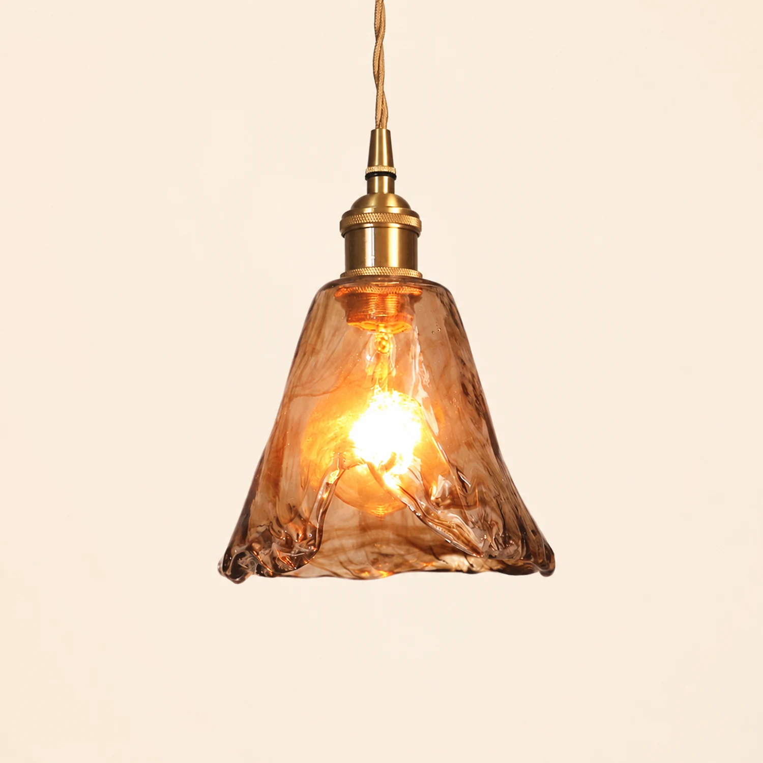 Levy Messing Glas Pendelleuchten - Lumpaz