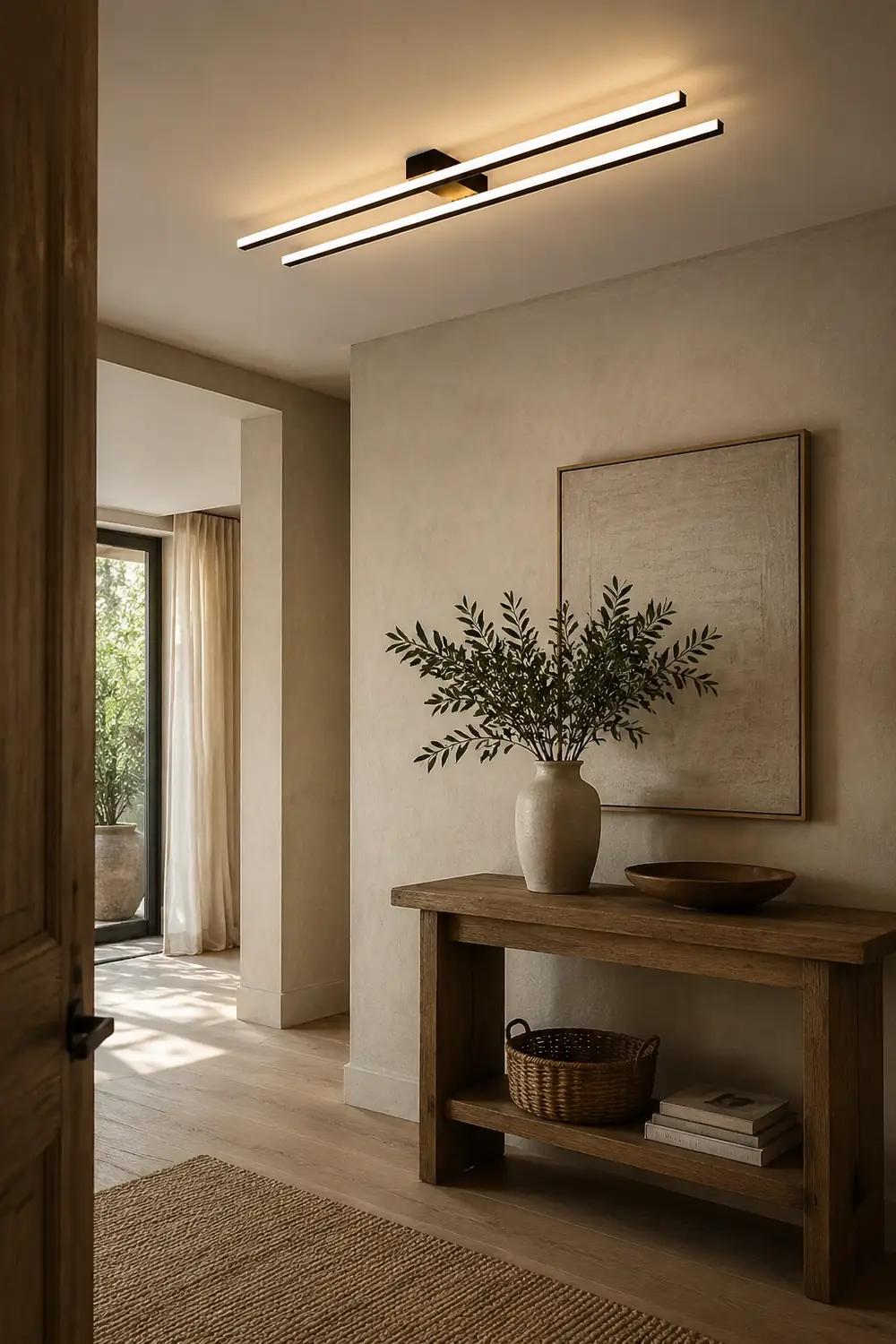 Edge Minimalistische LED Deckenleuchte für Korridor, Balkon - Lumpaz