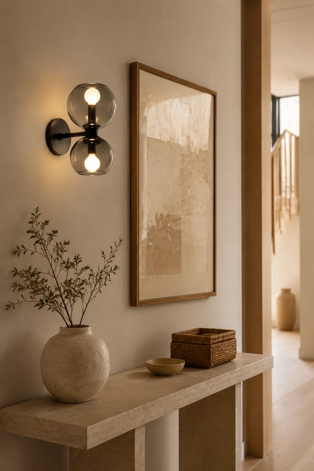 Creative Modern 2 Heads Glass Wall Lamp - Lumpaz