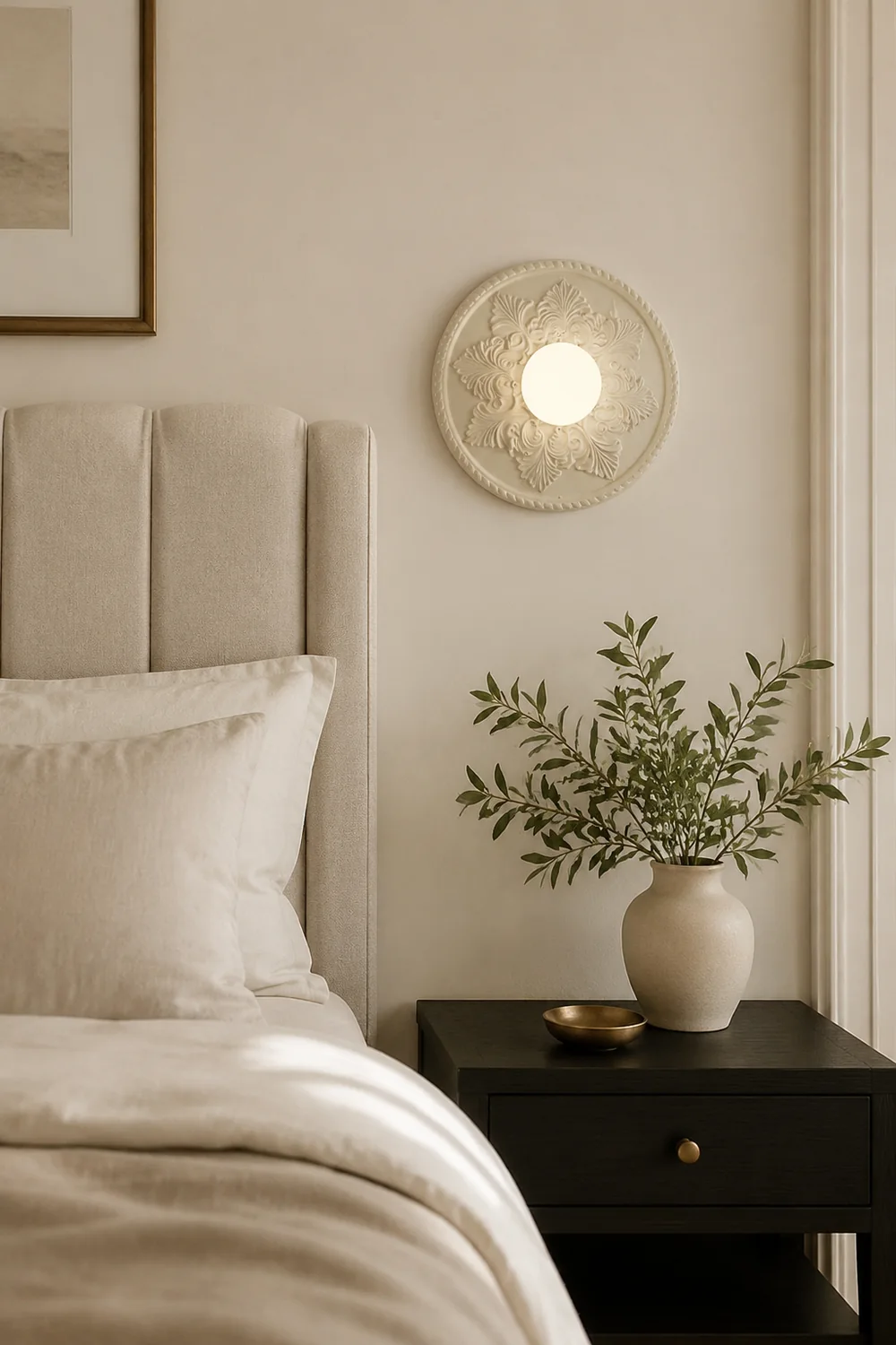French Style Glass Milky Coffee Wall Light Sconces - Lumpaz