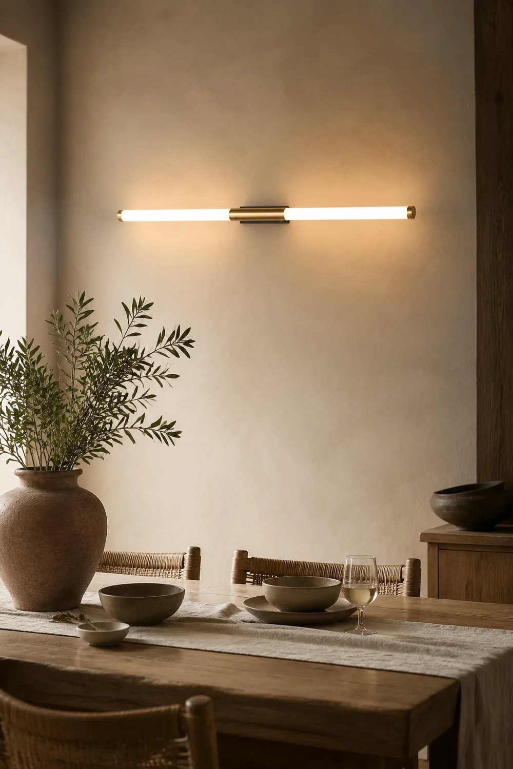 Einfache moderne LED-Streifen-Wandleuchte für Schlafzimmer - Lumpaz