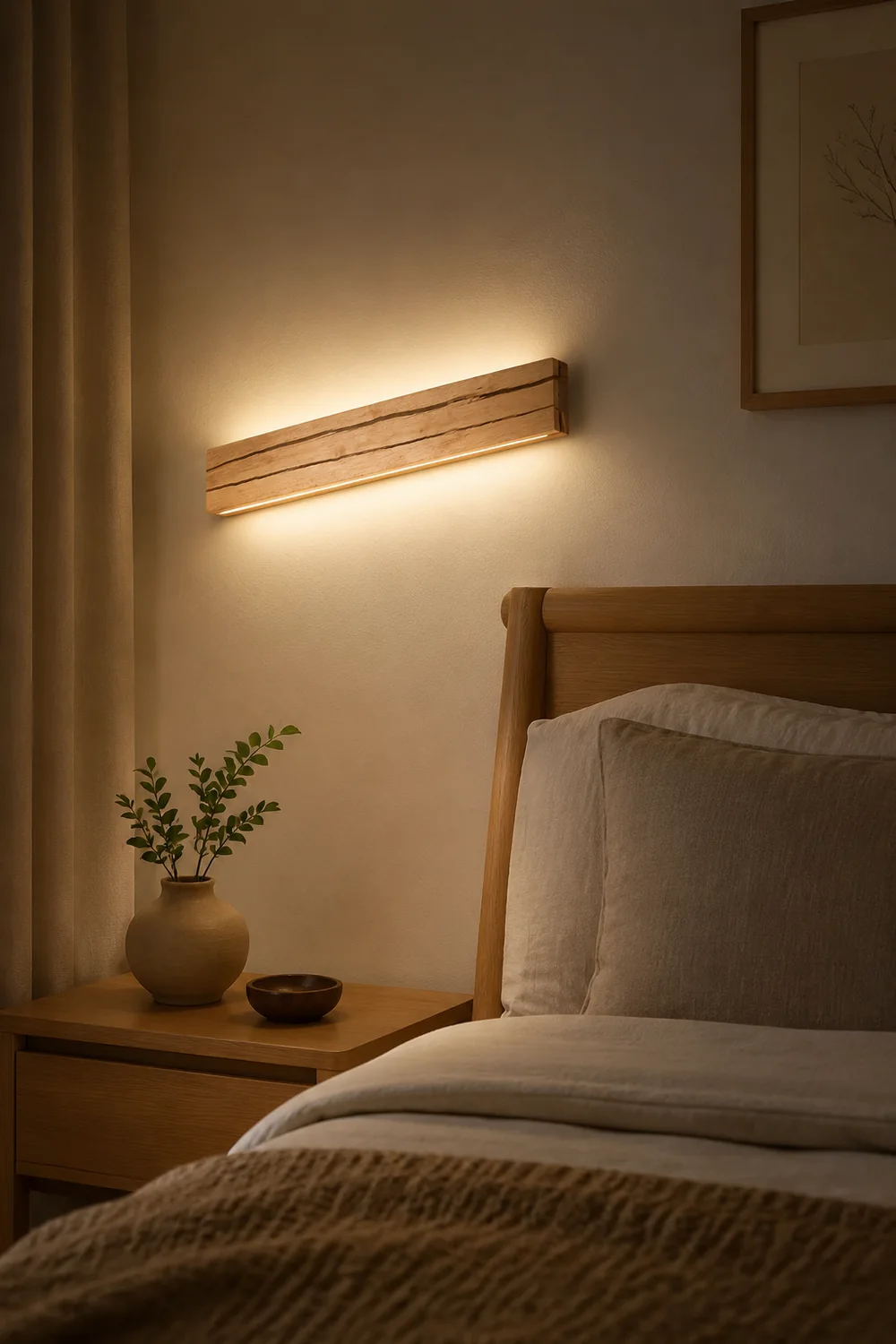 Modern Decor Wood Crack Wall Sconces - Lumpaz