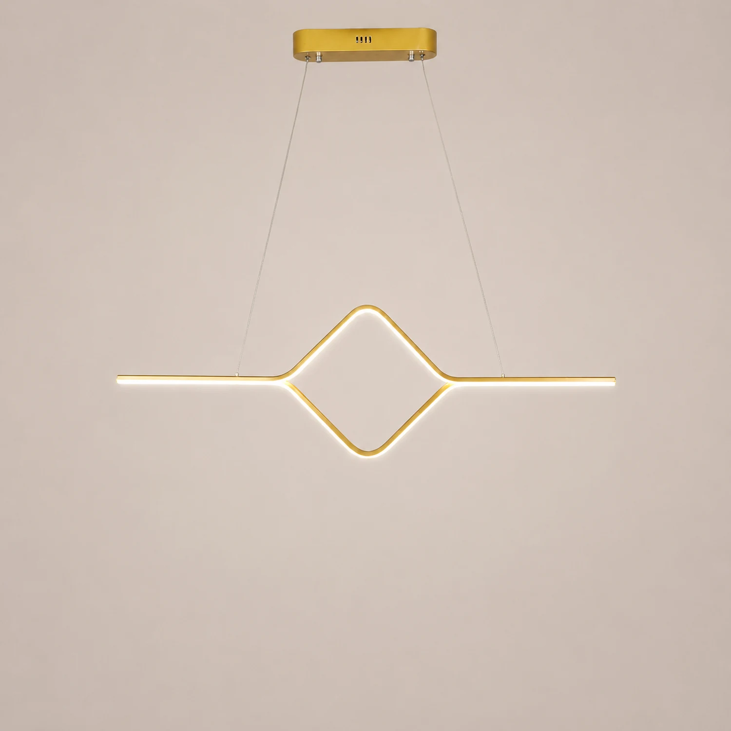 Bouvet Pendelleuchte,Linear Quadrat - Lumpaz