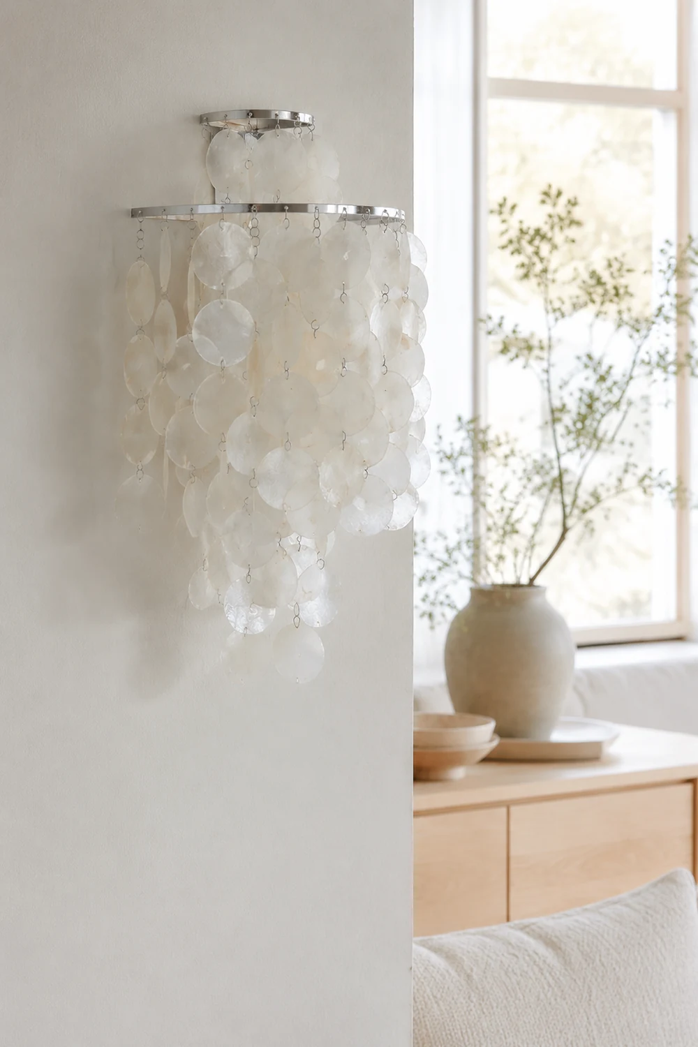 Nordic Modern Minimalist Silver Wall Lamp - Lumpaz