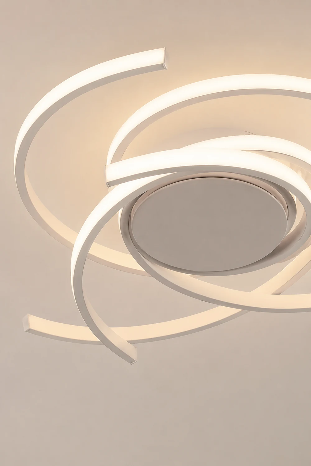 Lacey Moderne LED Deckenleuchte Dimmbar mit Fernbedienung - Lumpaz