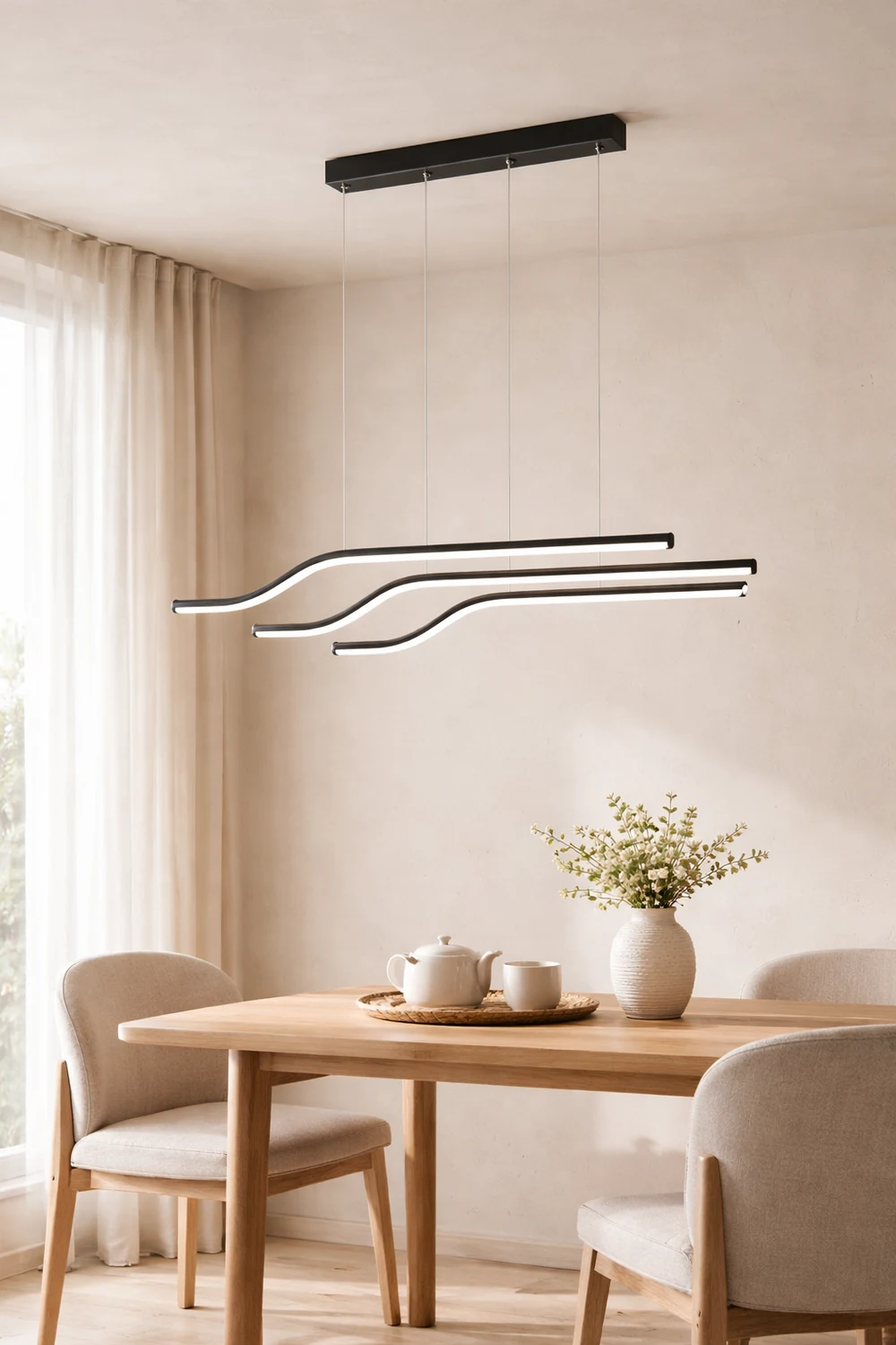 Pendelleuchte,Tri-Curved - Lumpaz