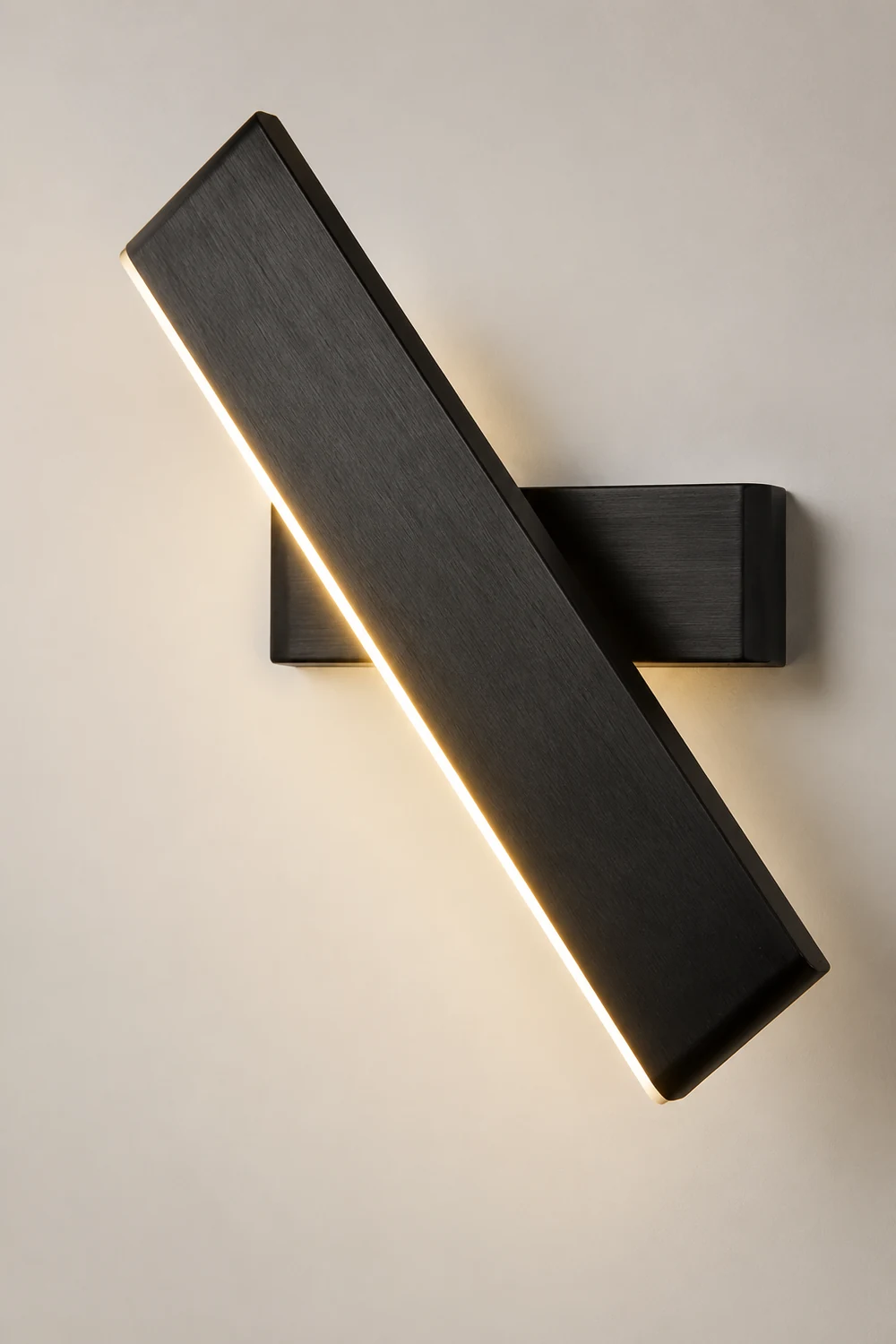 Minimalistische LED Wandleuchte aus Aluminium für Schlafzimmer - Lumpaz