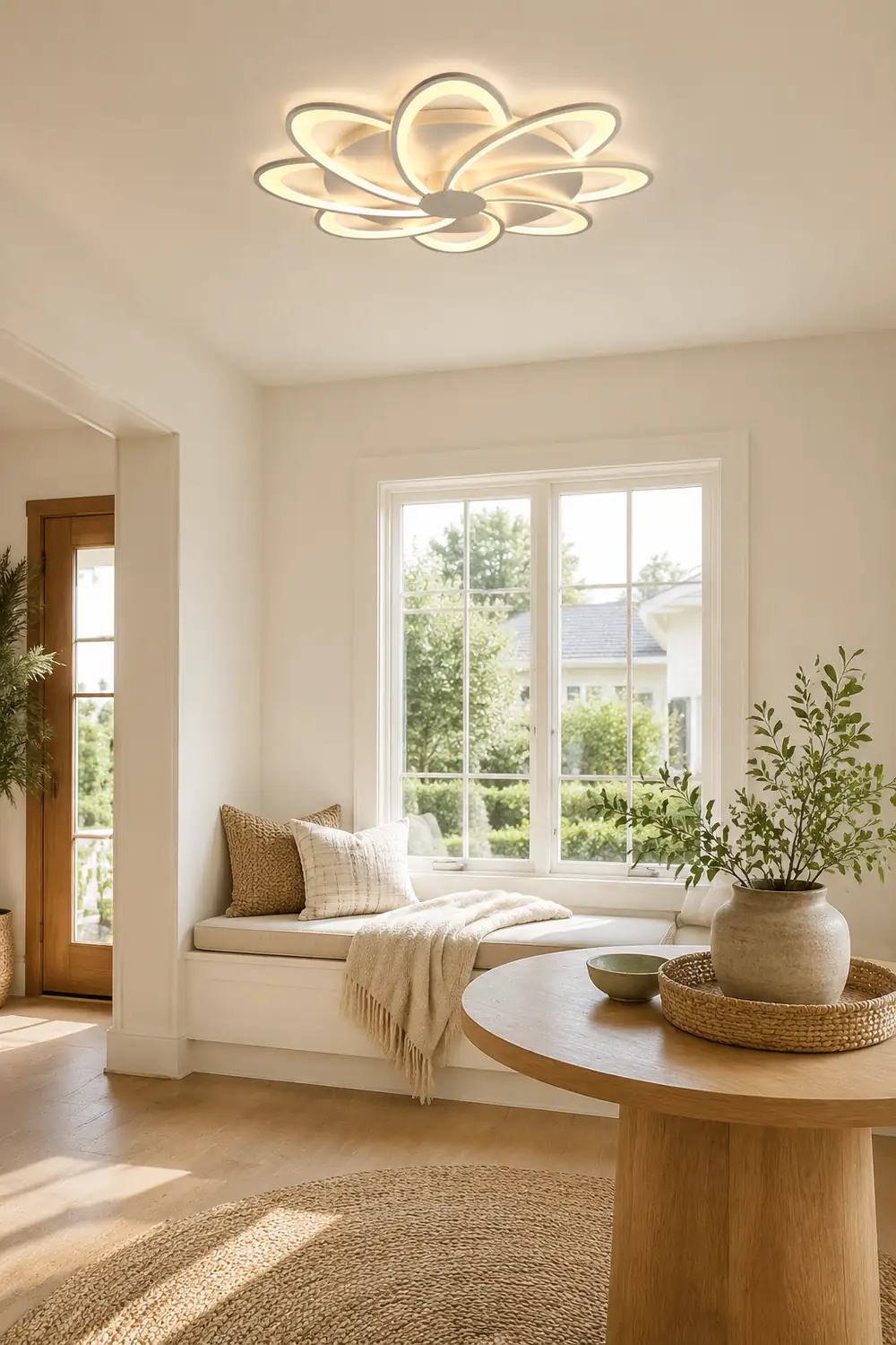 Moderne Blumenförmige Deckenleuchte für Wohnzimmer, Schlafzimmer - Lumpaz