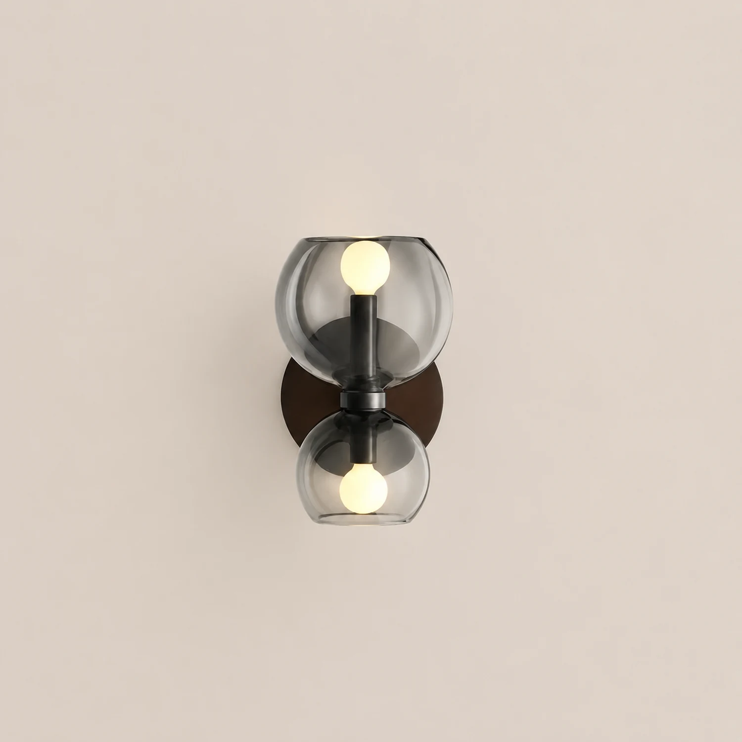 Creative Modern 2 Heads Glass Wall Lamp - Lumpaz