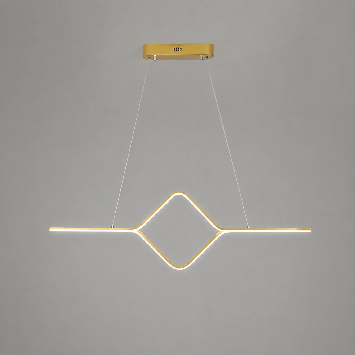 Bouvet Pendelleuchte,Linear Quadrat - Lumpaz