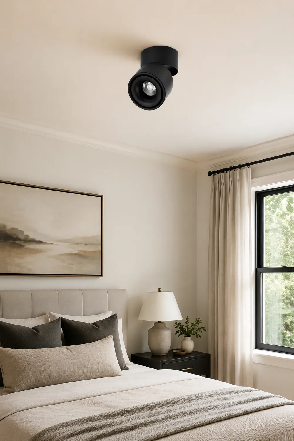 Novak LED Deckenstrahler Aufbau Downlight für Wohnzimmer & Korridor - Lumpaz