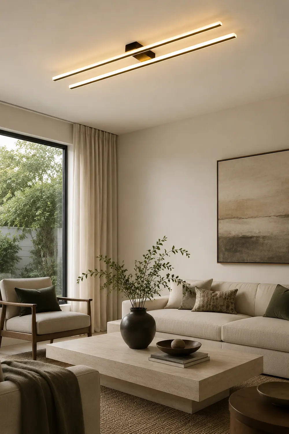 Edge Minimalistische LED Deckenleuchte für Korridor, Balkon - Lumpaz