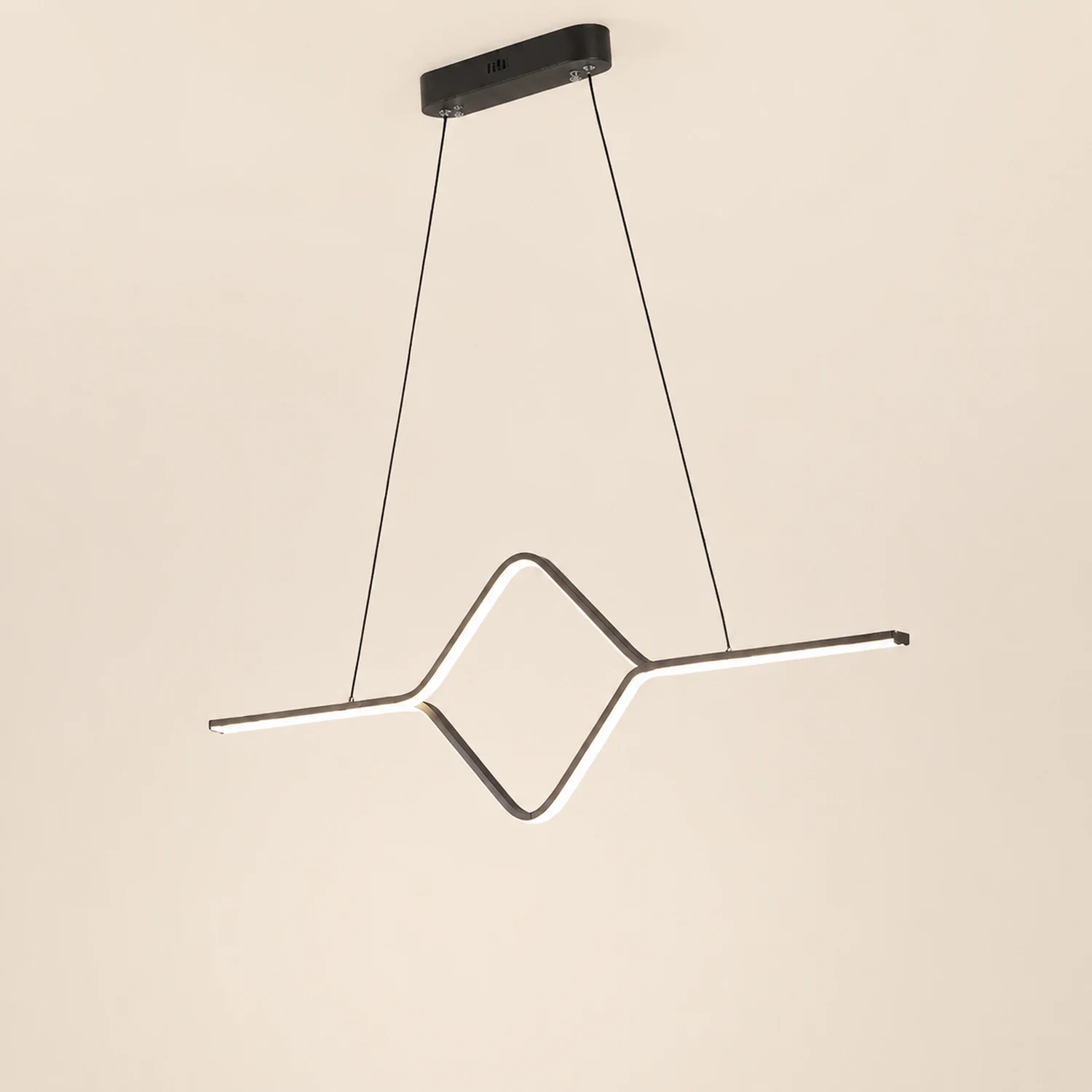 Bouvet Pendelleuchte,Linear Quadrat - Lumpaz