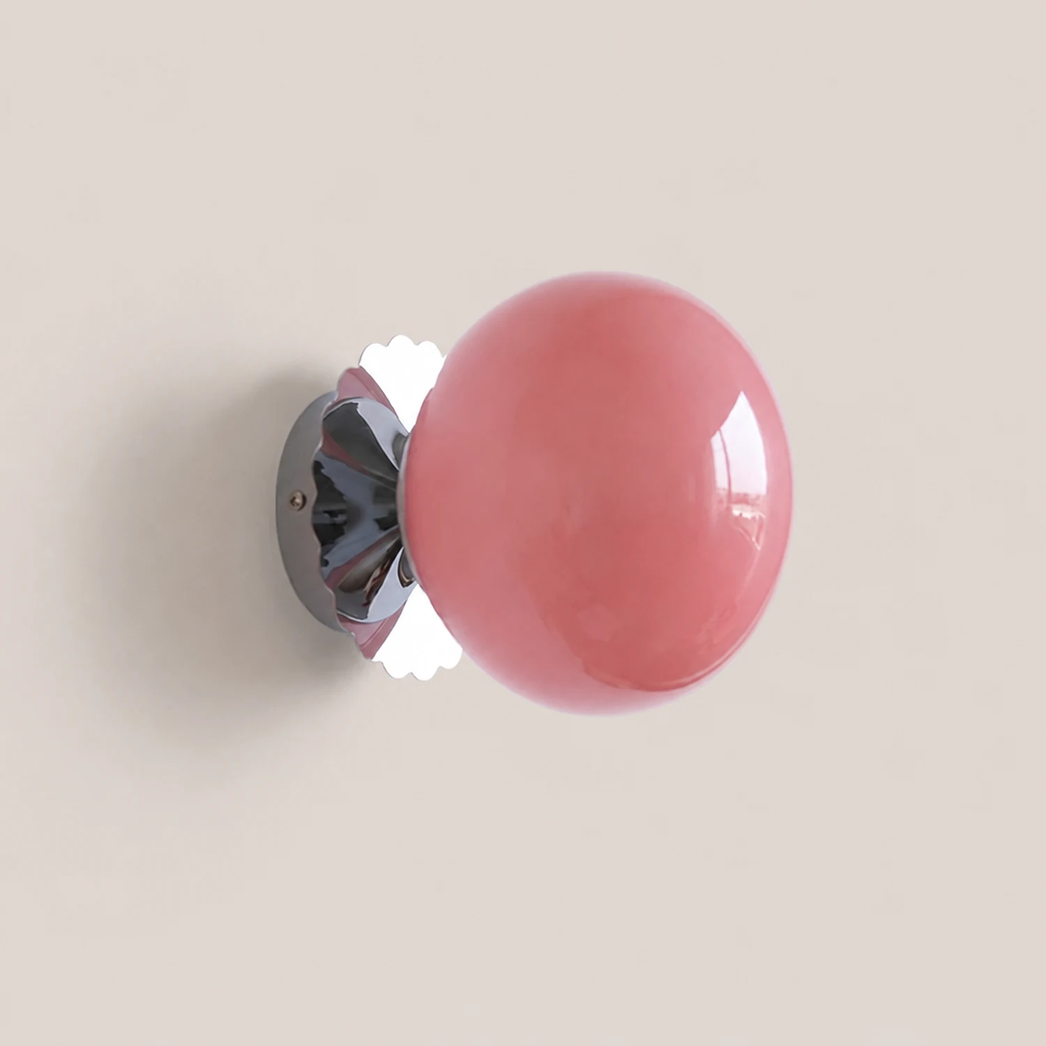 Vintage Glass Round Head Wall Sconce - Lumpaz