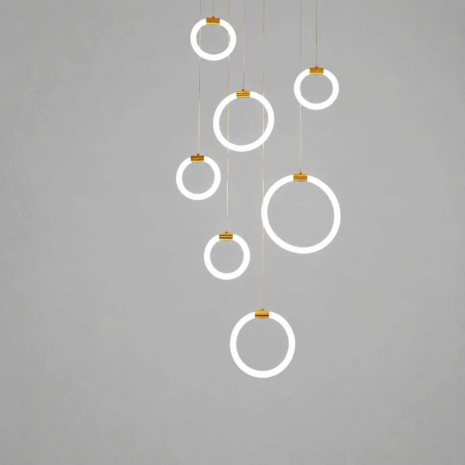 Moderne Kreative Kreis Pendelleuchte für Wohnzimmer, Esszimmer - Lumpaz