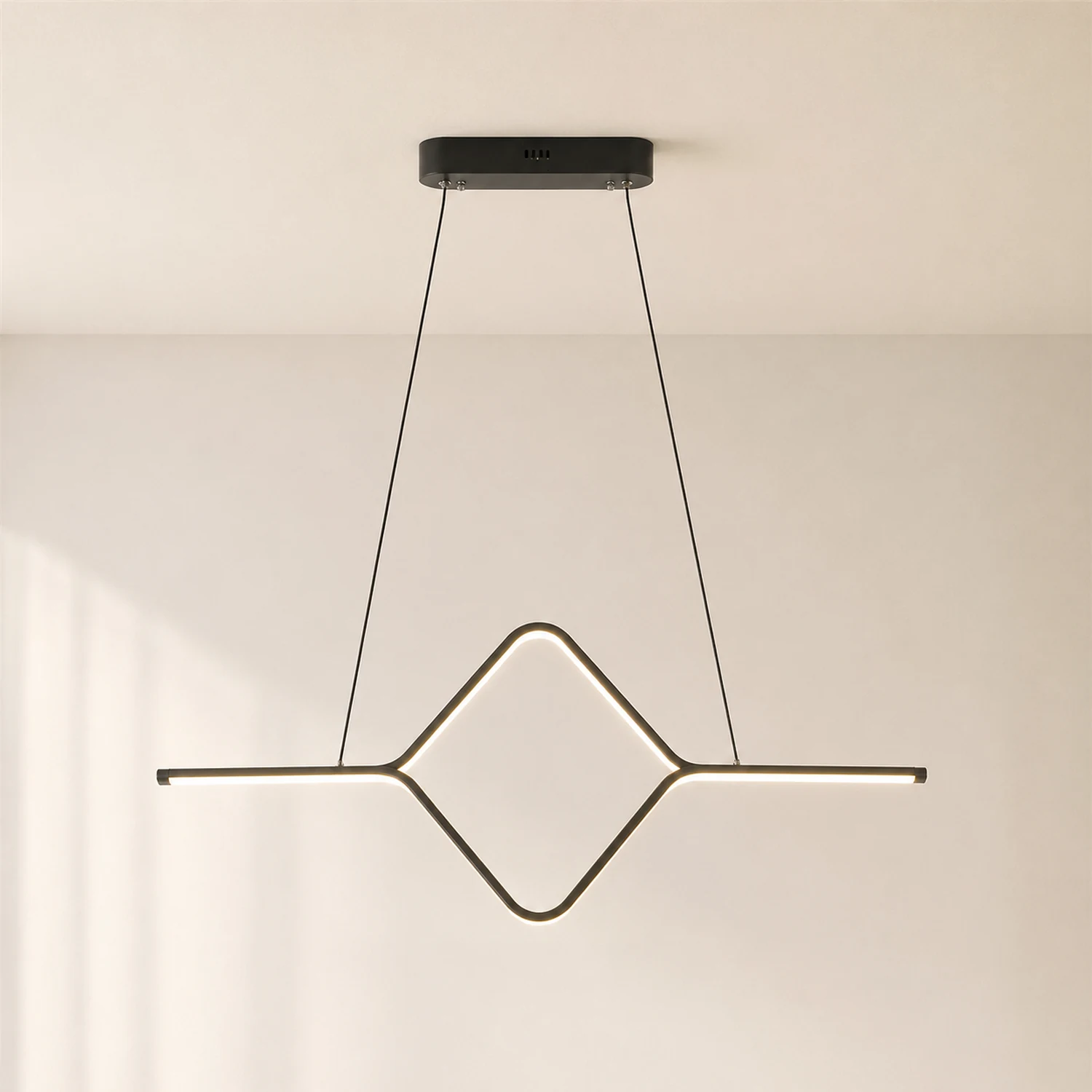 Bouvet Pendelleuchte,Linear Quadrat - Lumpaz