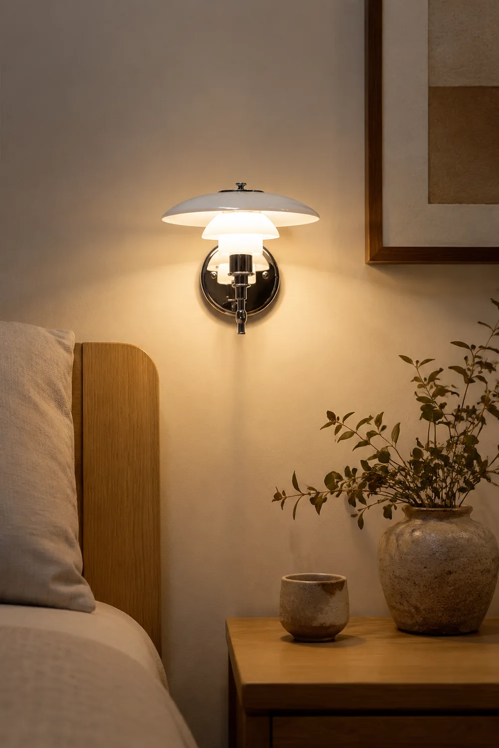 Nordic Modern Simple Wall Light White Wall Lamp - Lumpaz