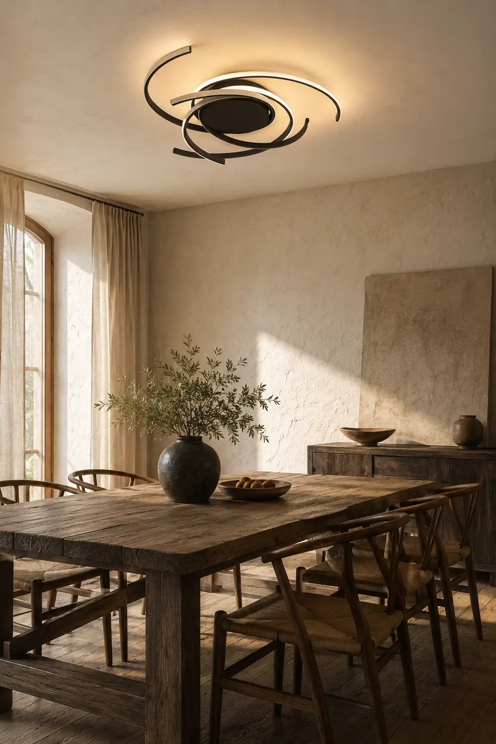 Lacey Moderne LED Deckenleuchte Dimmbar mit Fernbedienung - Lumpaz