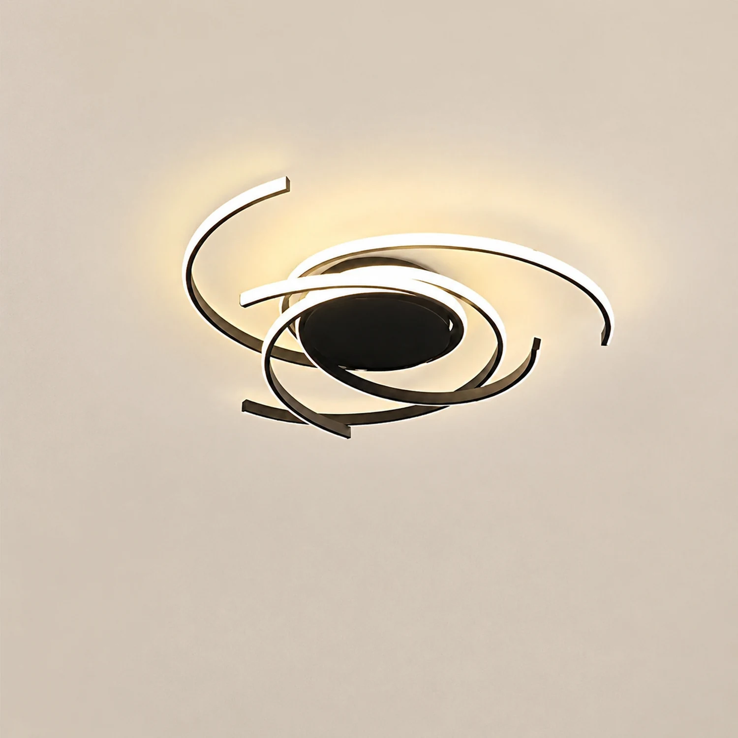 Lacey Moderne LED Deckenleuchte Dimmbar mit Fernbedienung - Lumpaz