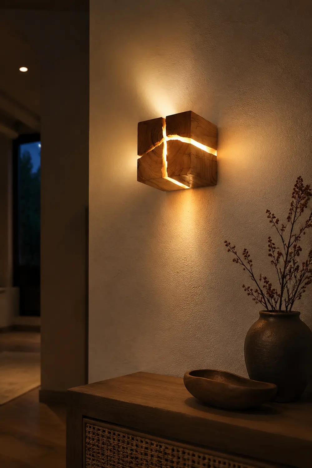 Creative Cracked Corridor Wall Sconce - Lumpaz