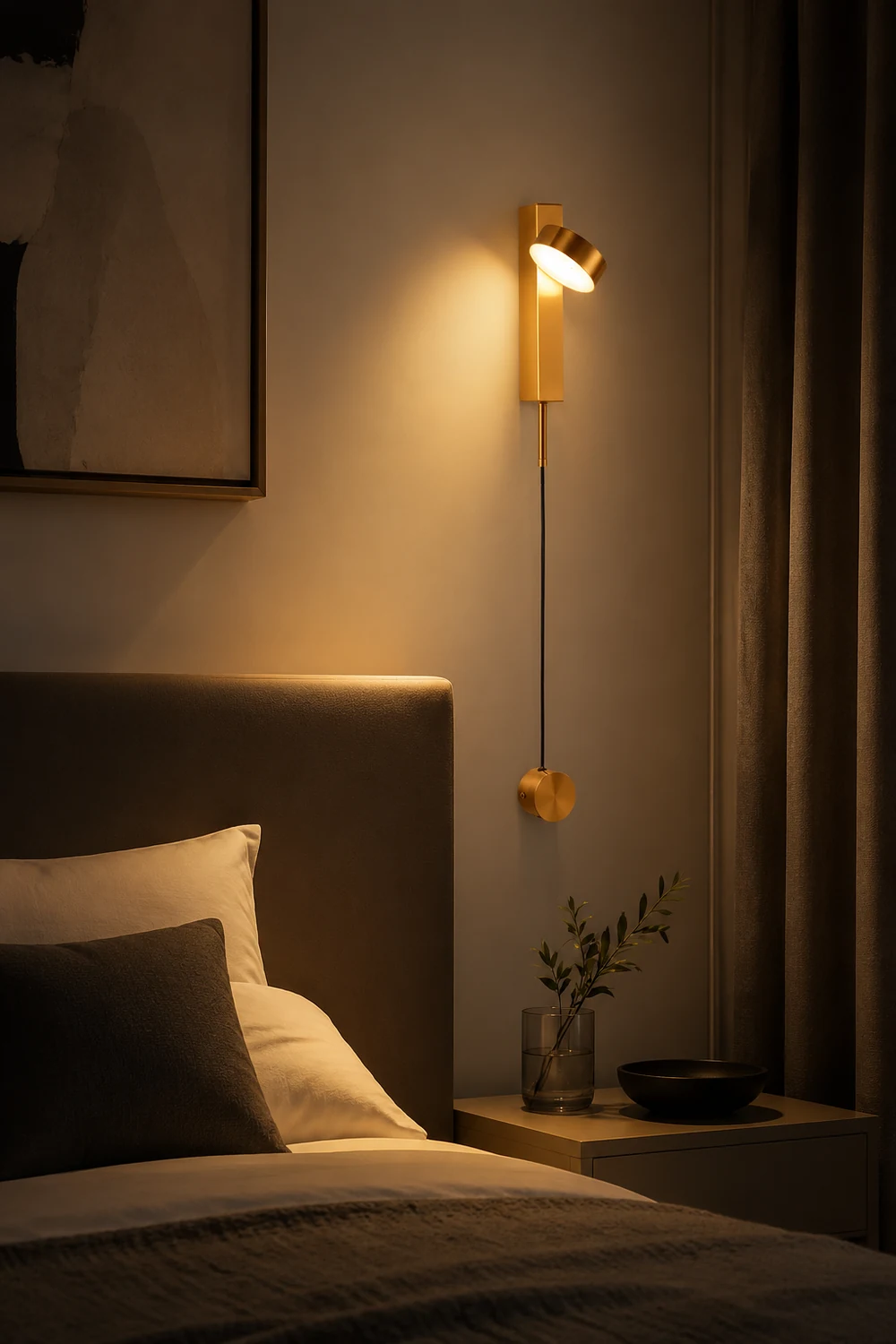 Moderne Kreative Wandleuchte für Nachttisch/Wohnzimmer - Lumpaz