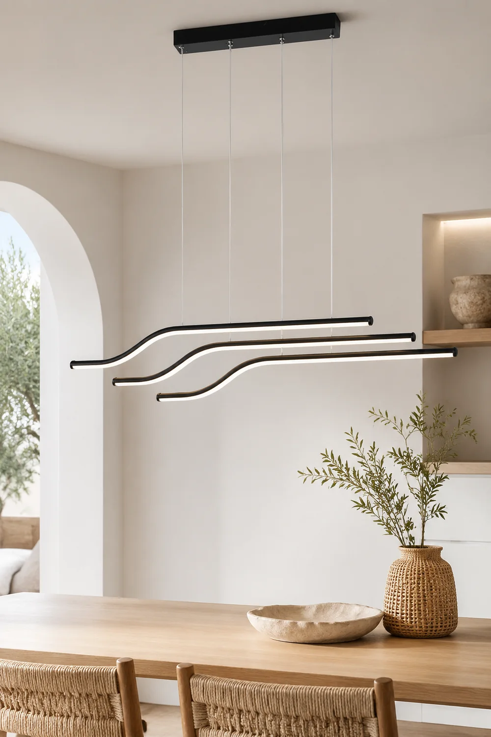 Pendelleuchte,Tri-Curved - Lumpaz