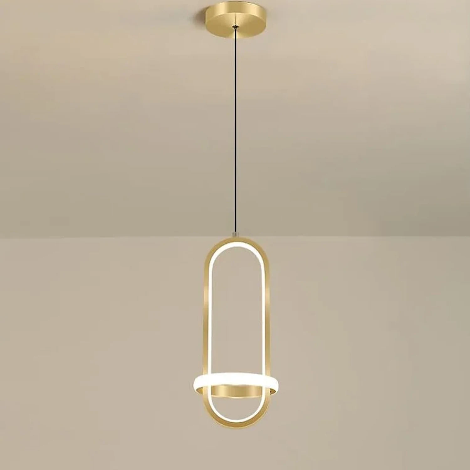 Moderne minimalistische Nachttisch-Kronleuchter-Pendelleuchte für Schlafzimmer - Lumpaz
