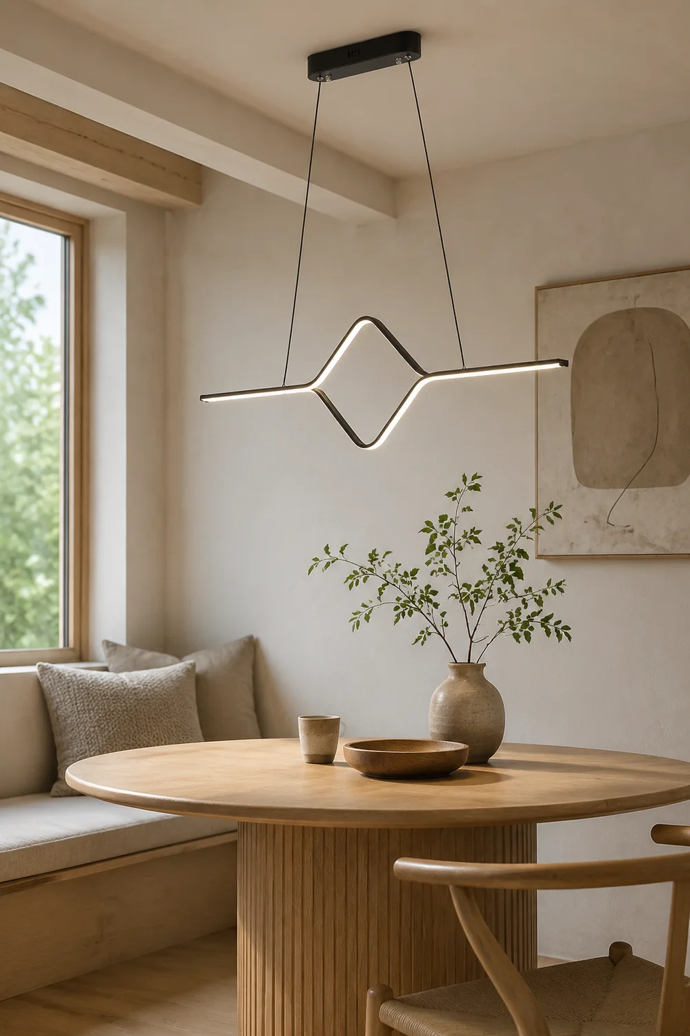 Bouvet Pendelleuchte,Linear Quadrat - Lumpaz