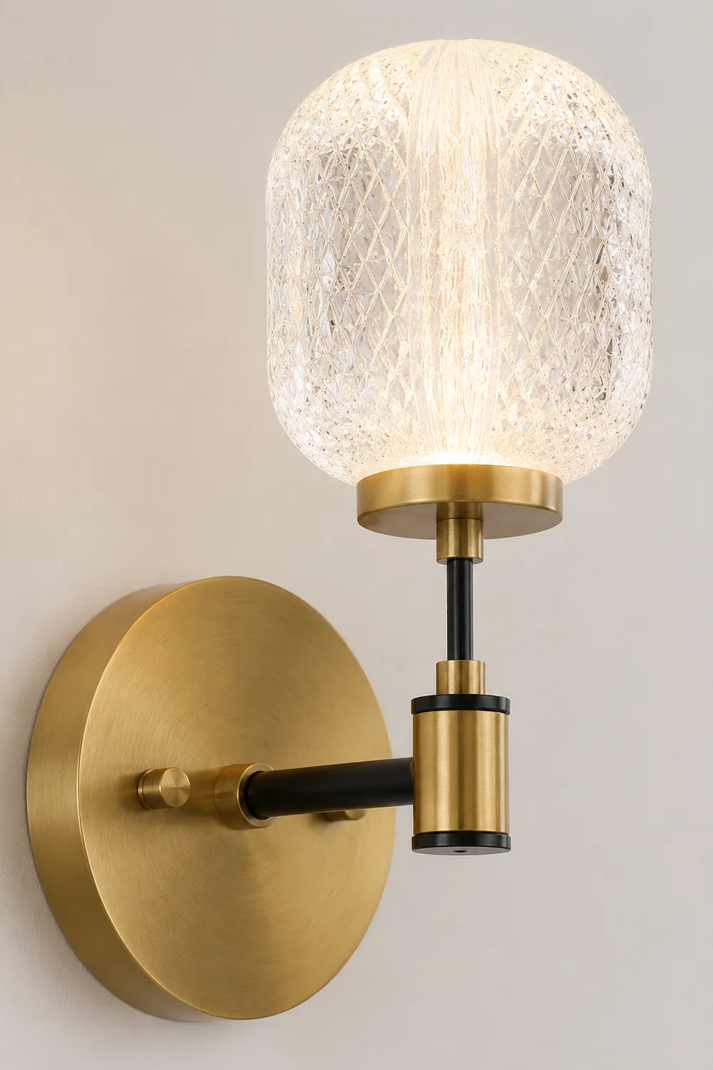 Antique Brass Gold Wall Light - Lumpaz