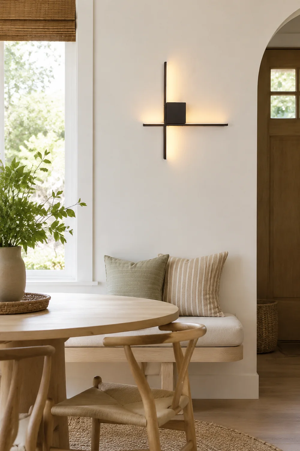 Einfache moderne LED-Wandleuchte Nachttischlampe für Schlafzimmer, Wohnzimmer - Lumpaz