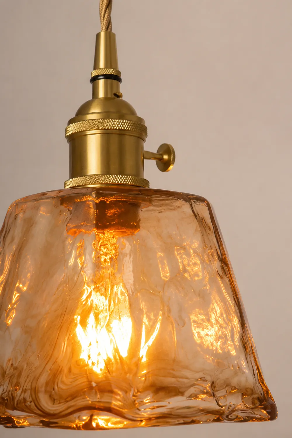 Levy Messing Glas Pendelleuchten - Lumpaz
