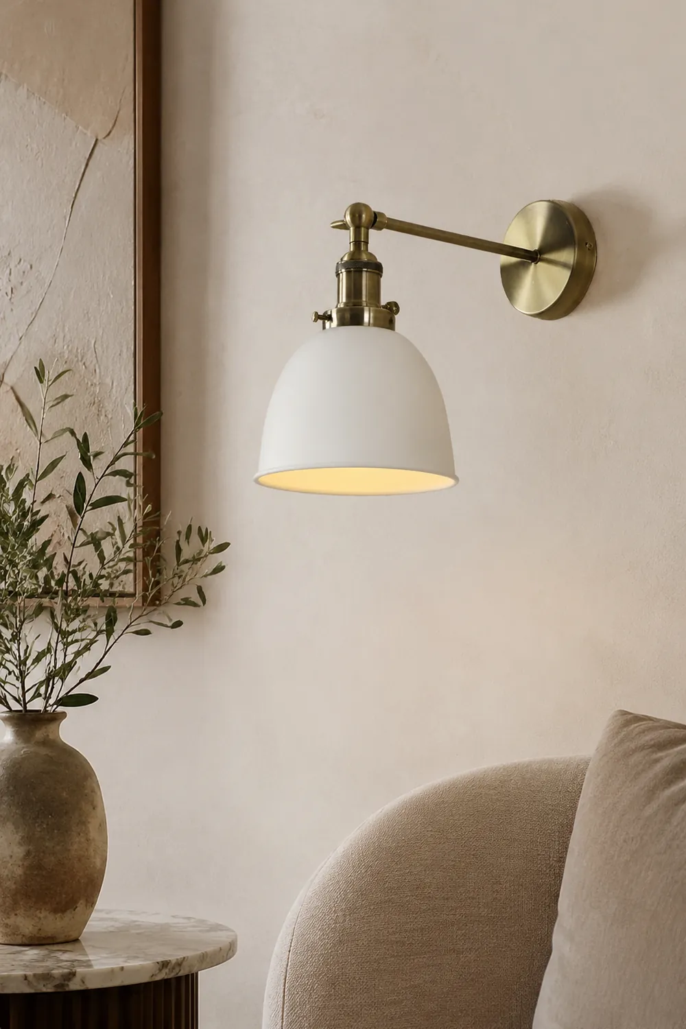 Brady Retro Industrielle Wandleuchte aus Eisen - Lumpaz