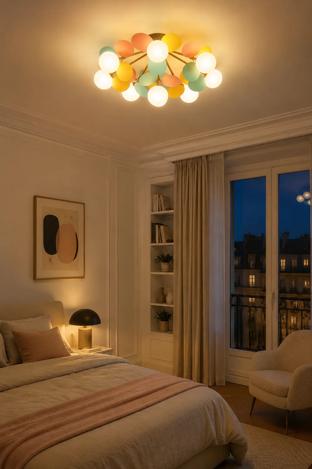 Jevon Romantische Bunte Deckenlampe Deckenleuchte für Kinderzimmer - Lumpaz
