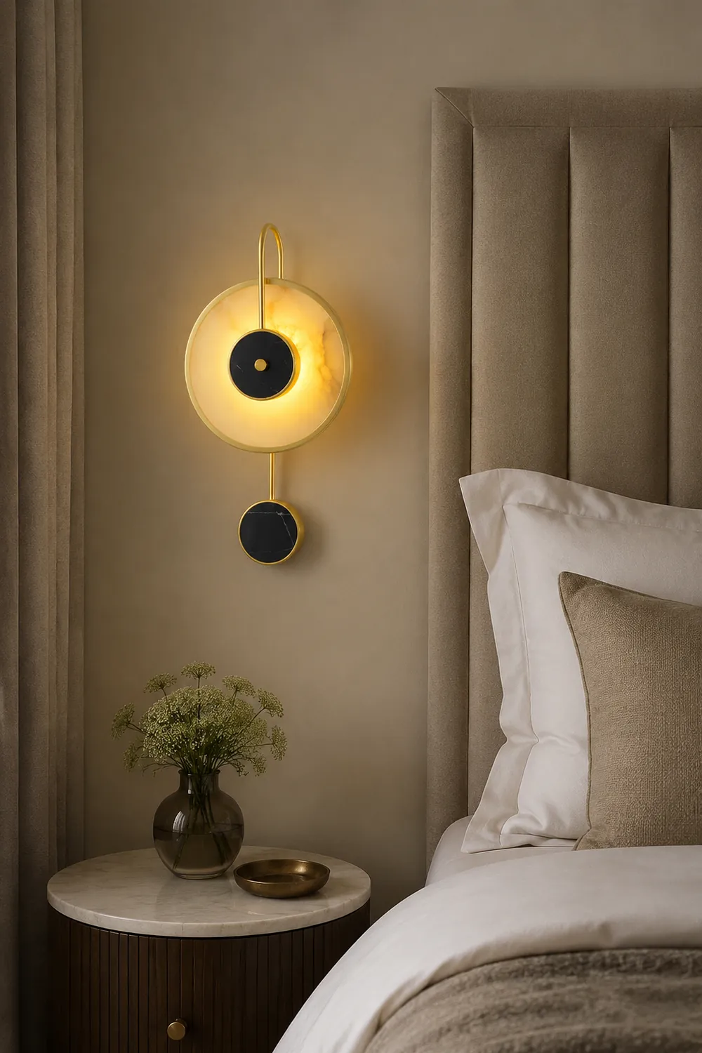 Retro Creative Indoor Round Wall Light - Lumpaz