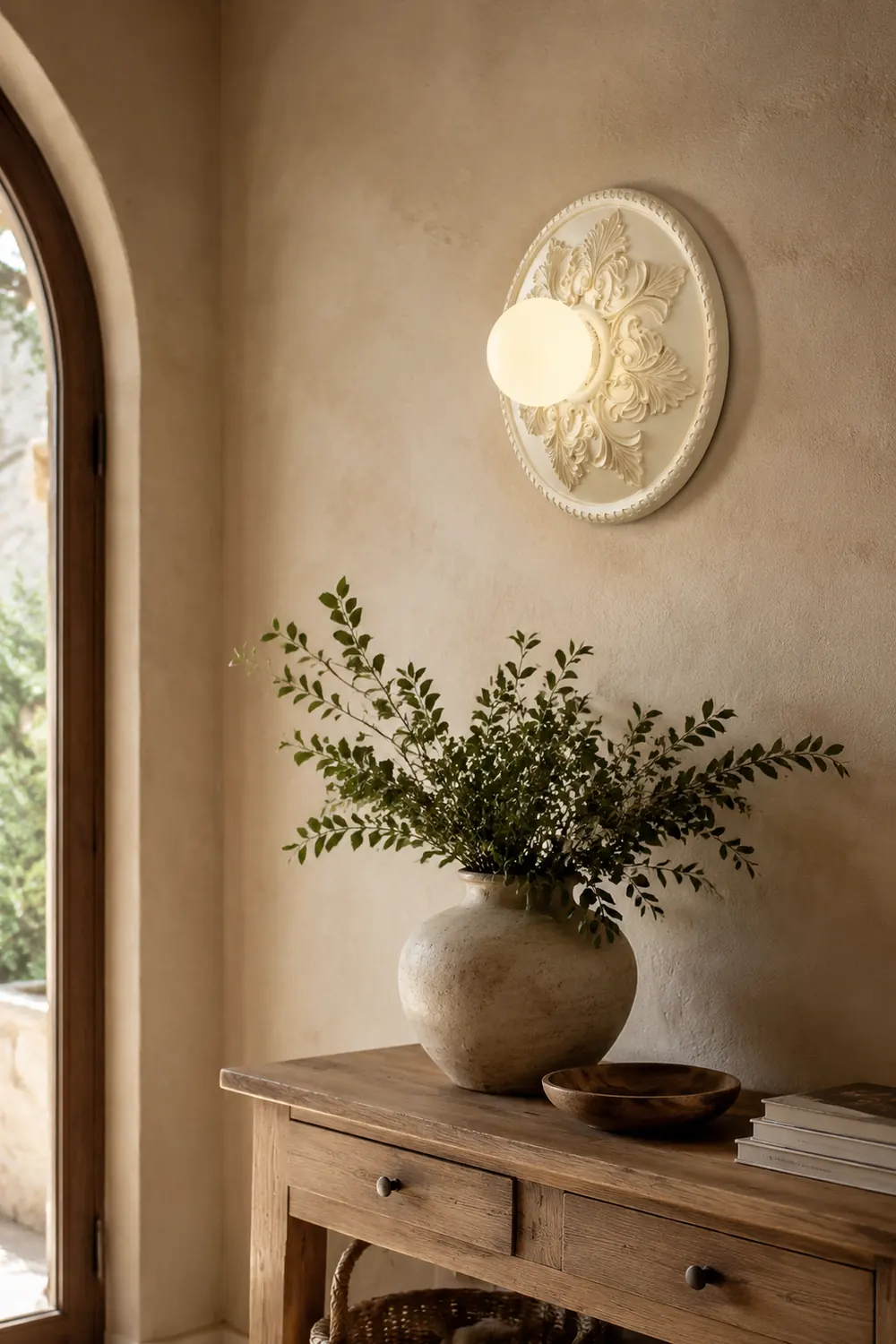 French Style Glass Milky Coffee Wall Light Sconces - Lumpaz