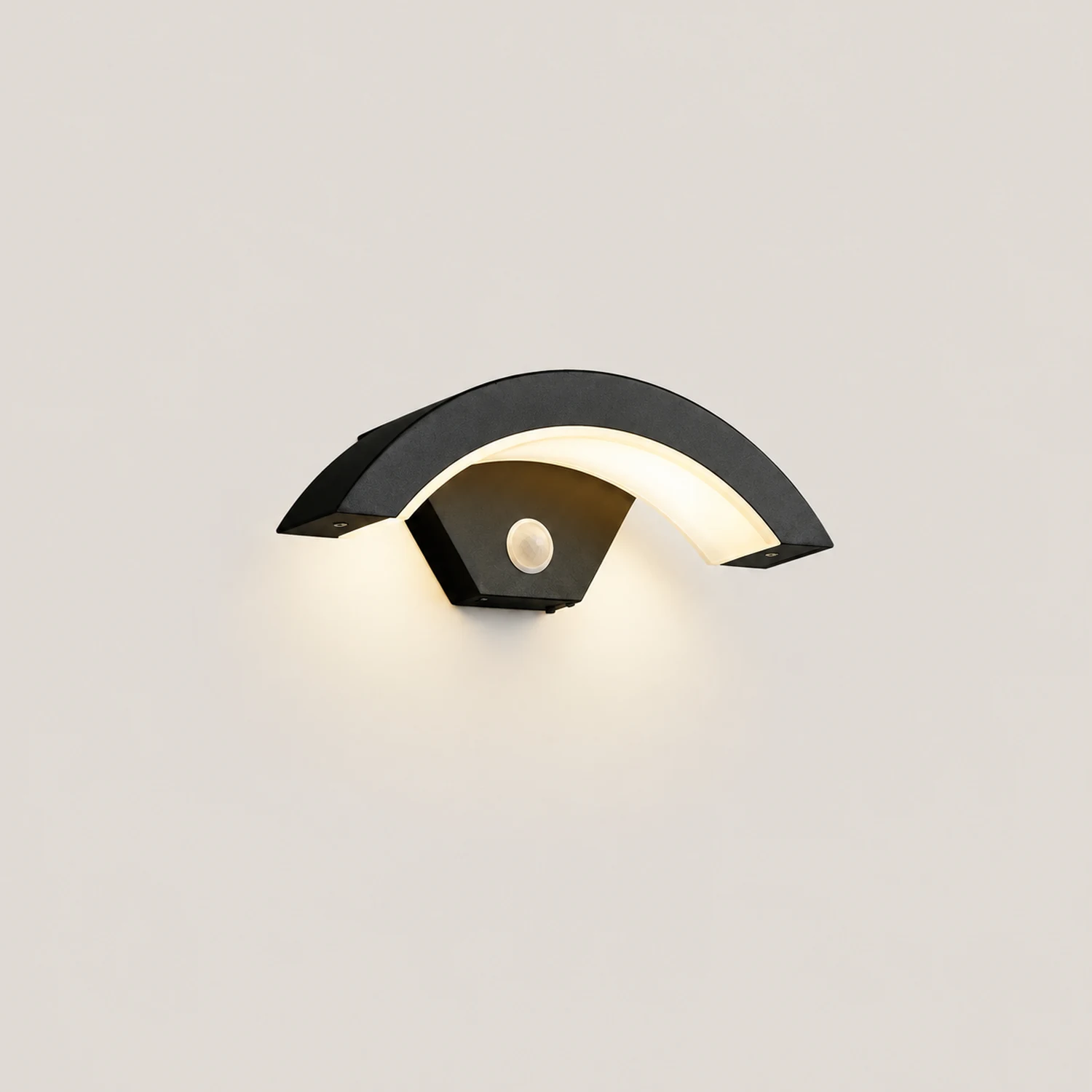 Wasserdichte Sensor-Wandleuchte mit warmweißer LED - Lumpaz