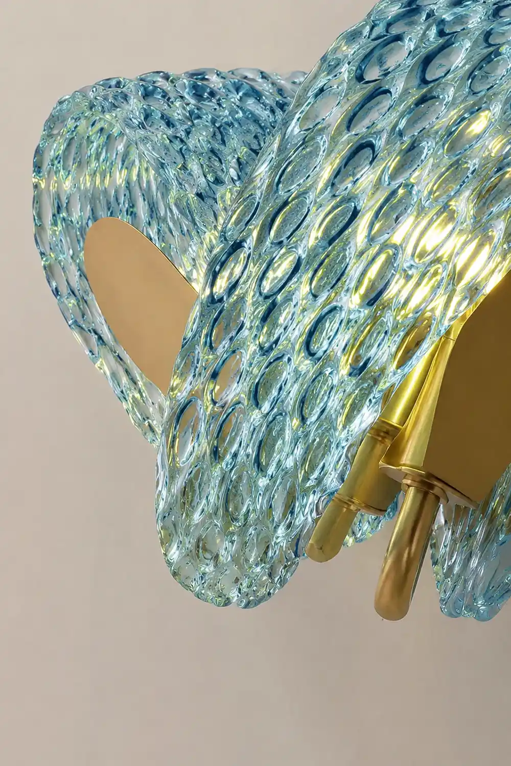 Retro Luxury Glass Blue Wall Lamp - Lumpaz
