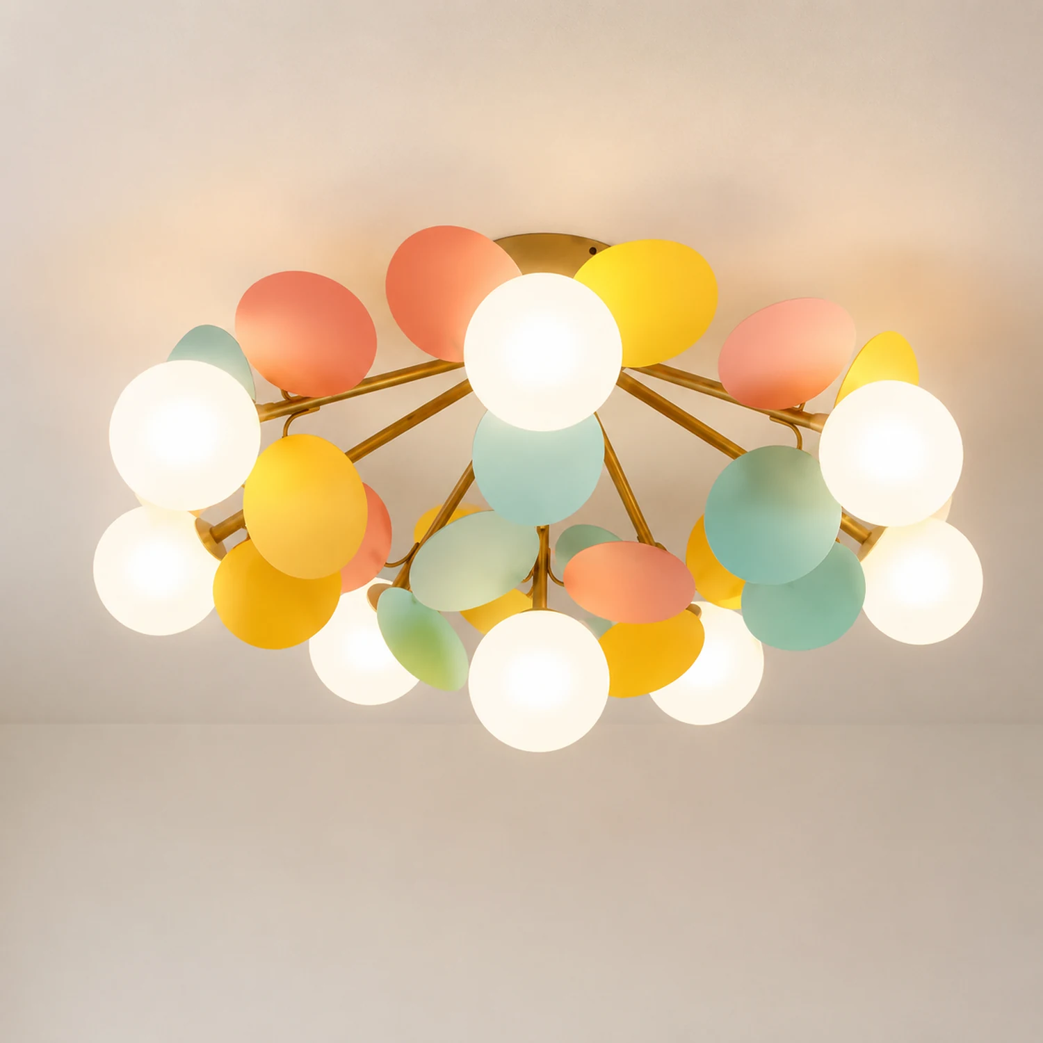 Jevon Romantische Bunte Deckenlampe Deckenleuchte für Kinderzimmer - Lumpaz