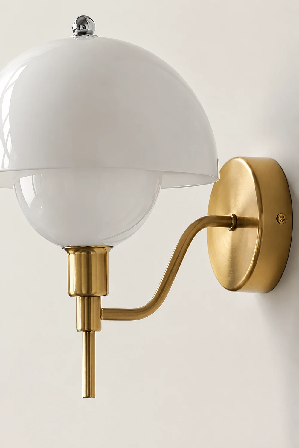 French Mushroom Glass Wall Lamp - Lumpaz