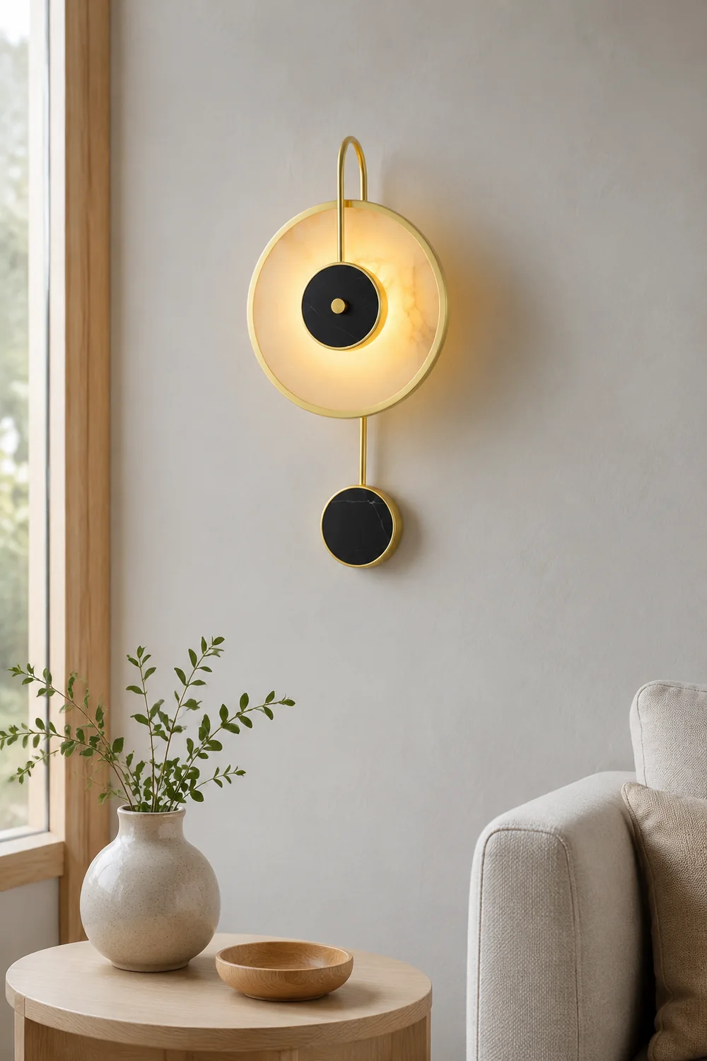 Retro Creative Indoor Round Wall Light - Lumpaz