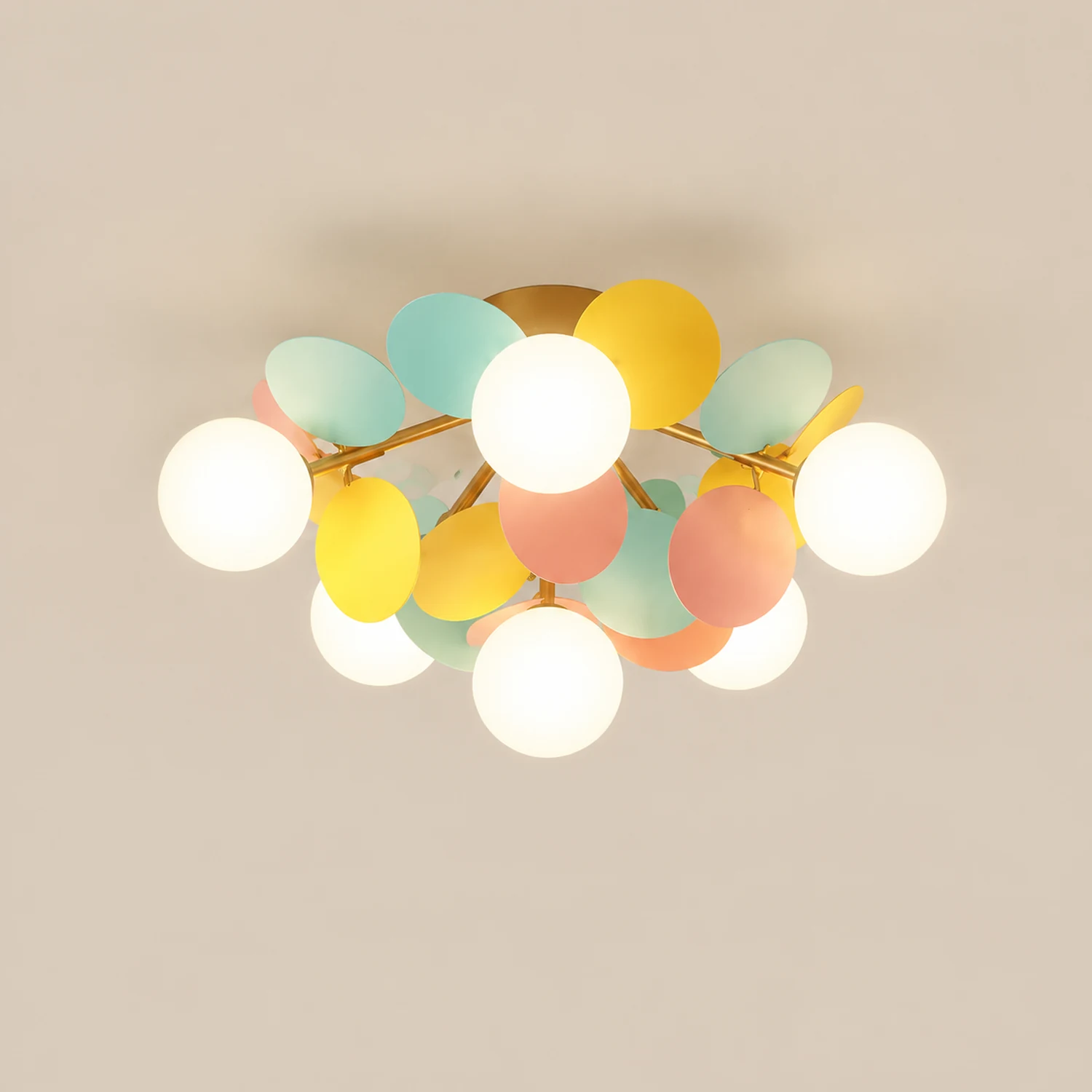 Jevon Romantische Bunte Deckenlampe Deckenleuchte für Kinderzimmer - Lumpaz