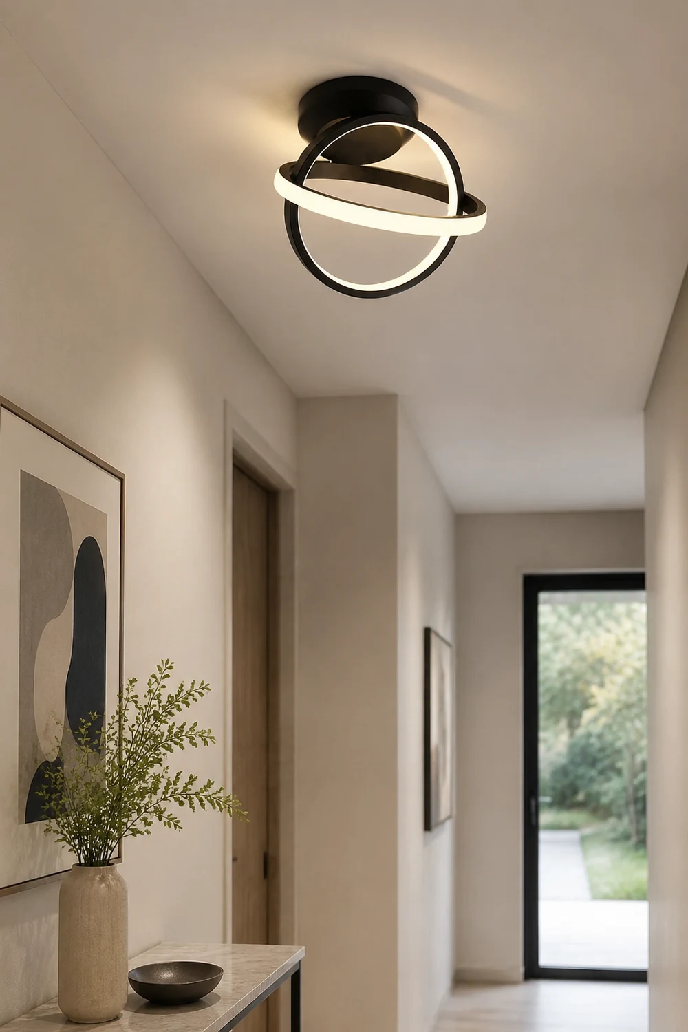Moderne LED Deckenleuchte für Korridor, Balkon - Lumpaz