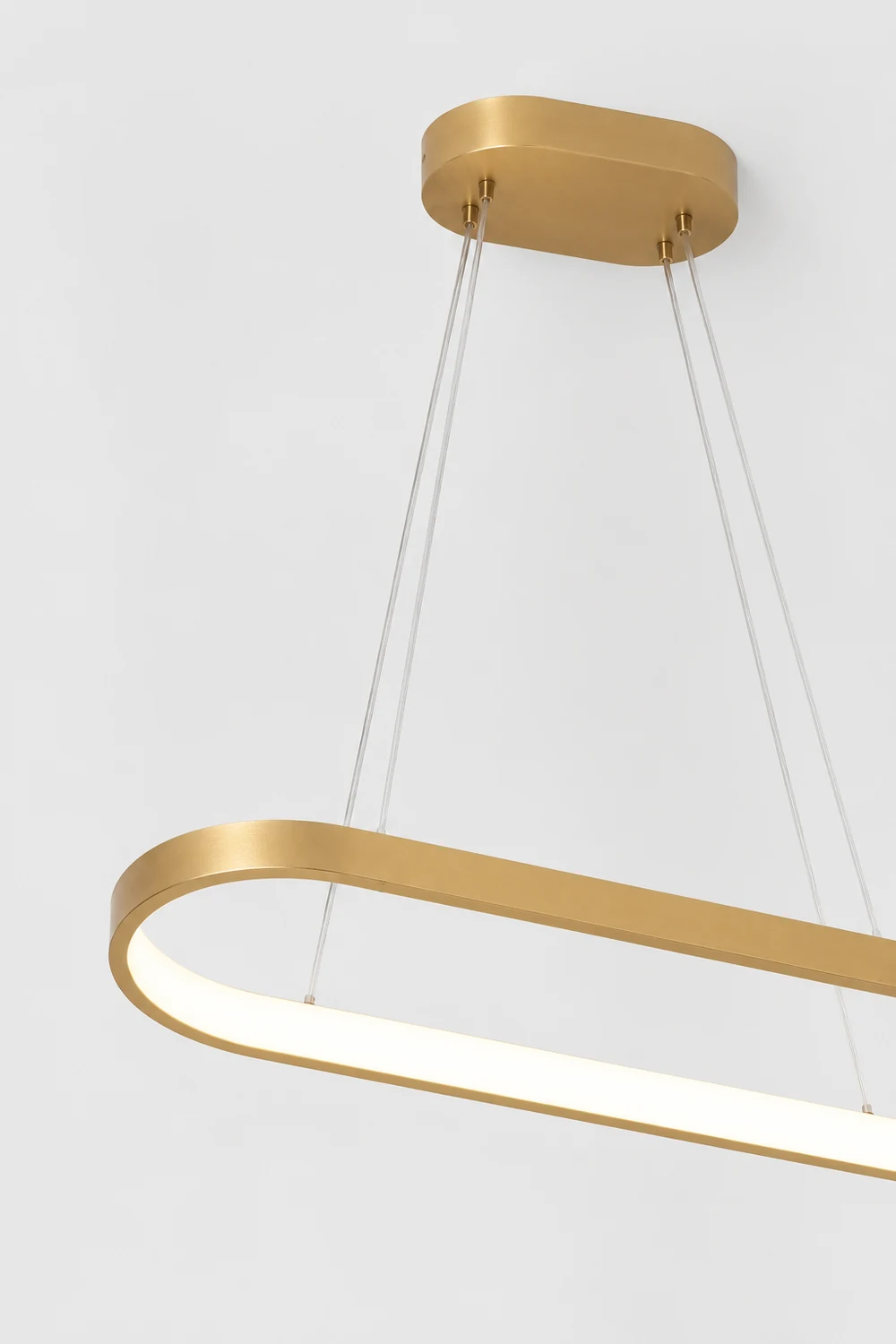Edge Moderne Kreis LED Pendelleuchte aus Metall für Esszimmer - Lumpaz