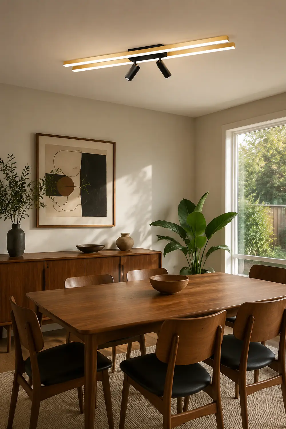 Haney Moderne LED Deckenleuchte mit Strahler für Korridor, Wohnzimmer - Lumpaz