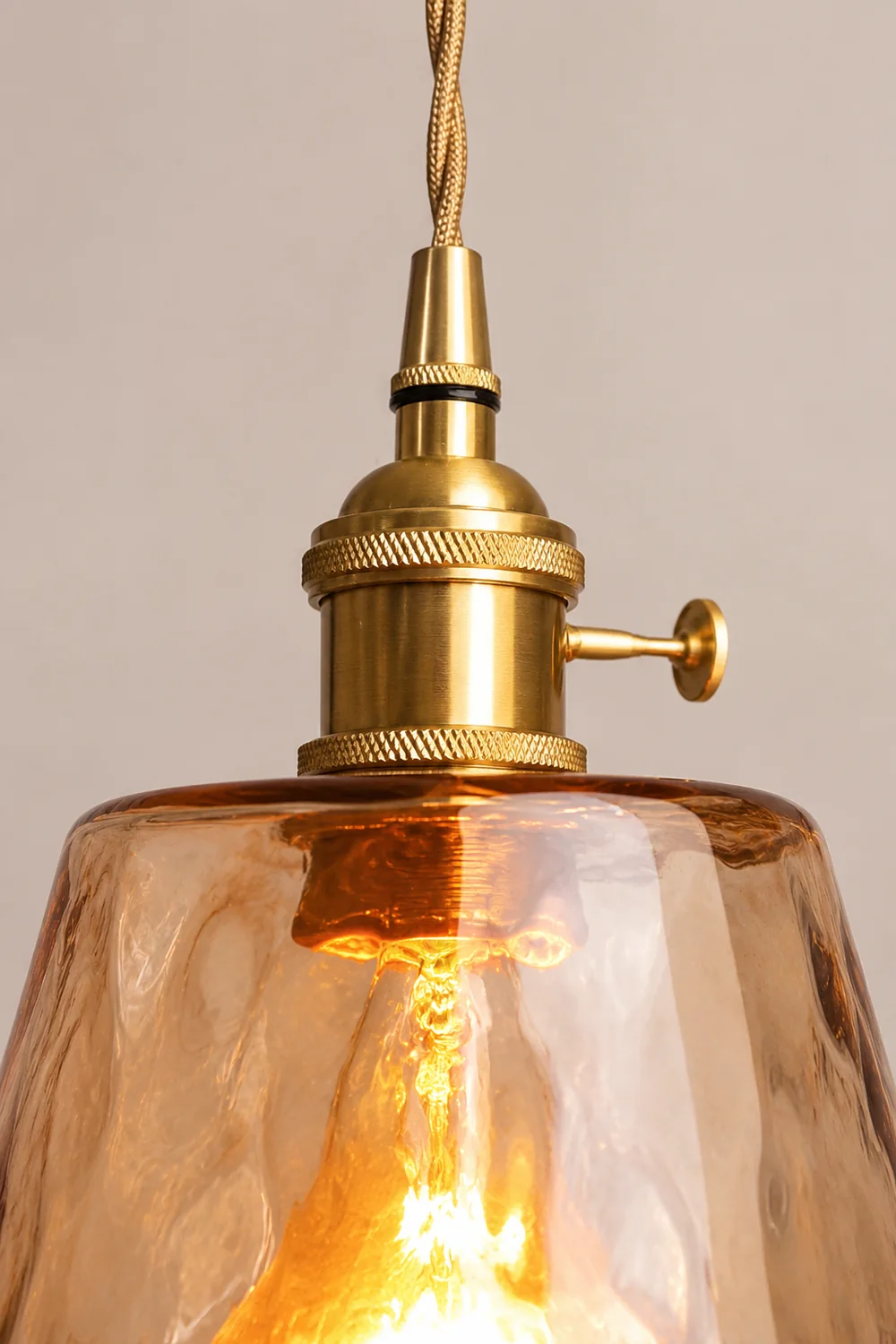 Levy Messing Glas Pendelleuchten - Lumpaz