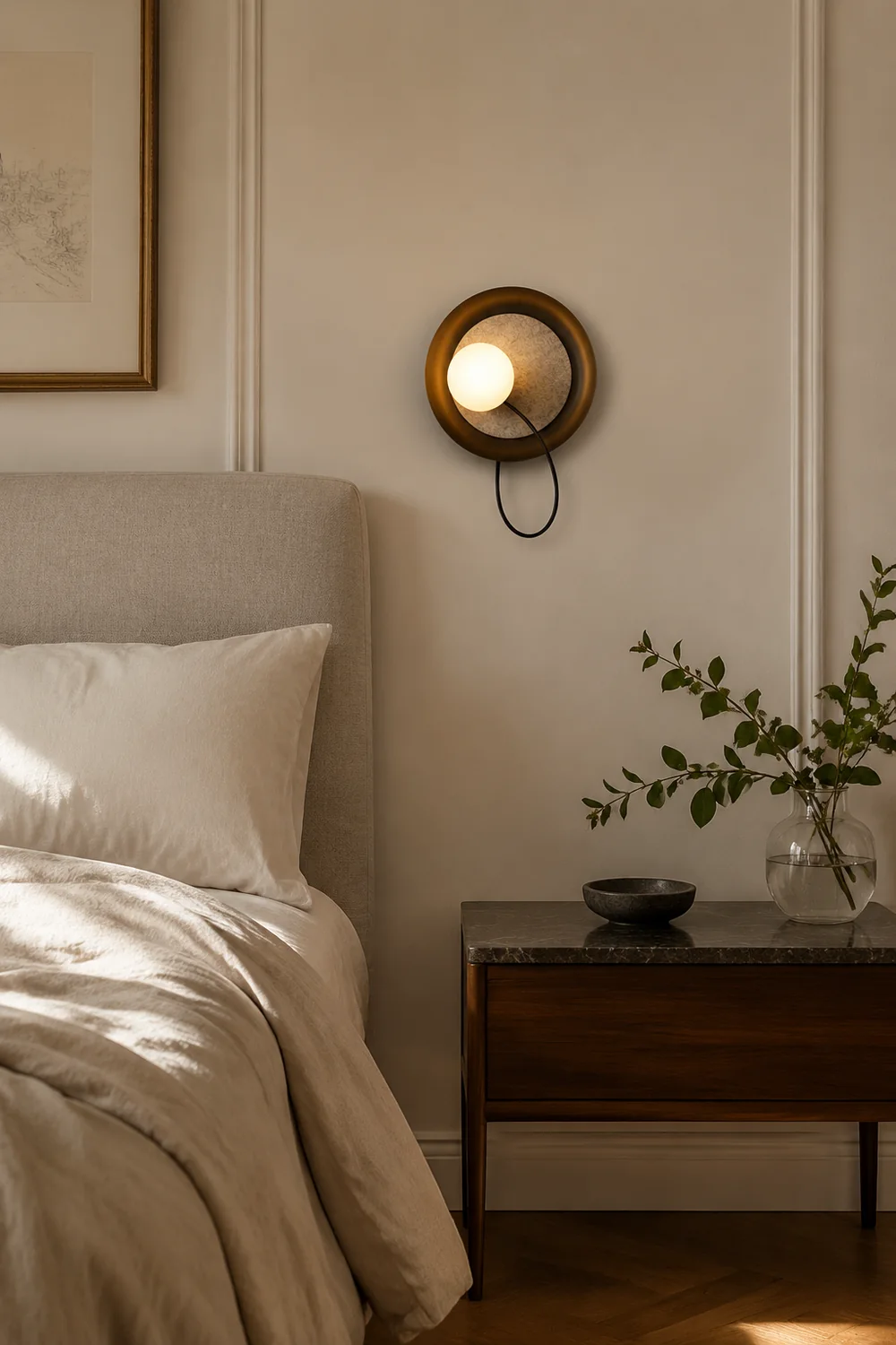 Modern Round Adjustable Wall Scones - Lumpaz