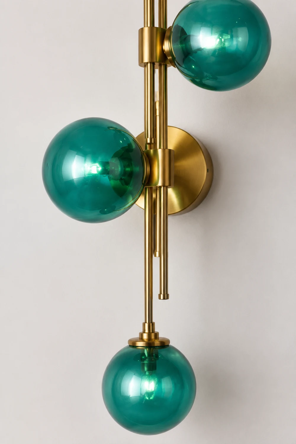 Vintage Ball 3 Heads Glass Wall Lamp - Lumpaz