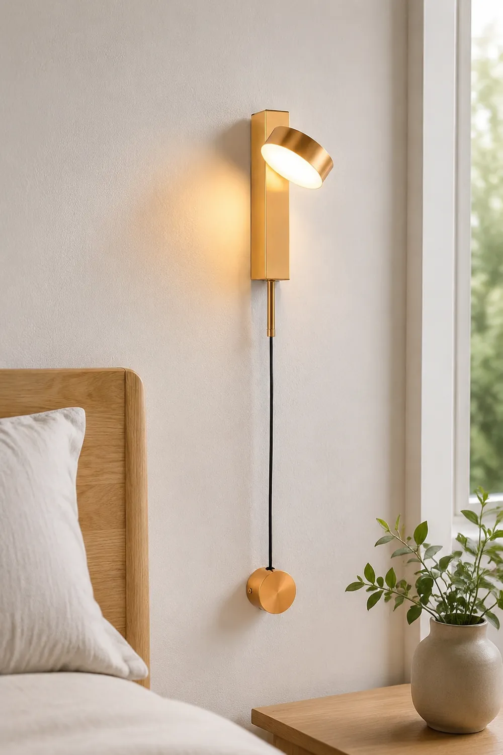 Moderne Kreative Wandleuchte für Nachttisch/Wohnzimmer - Lumpaz