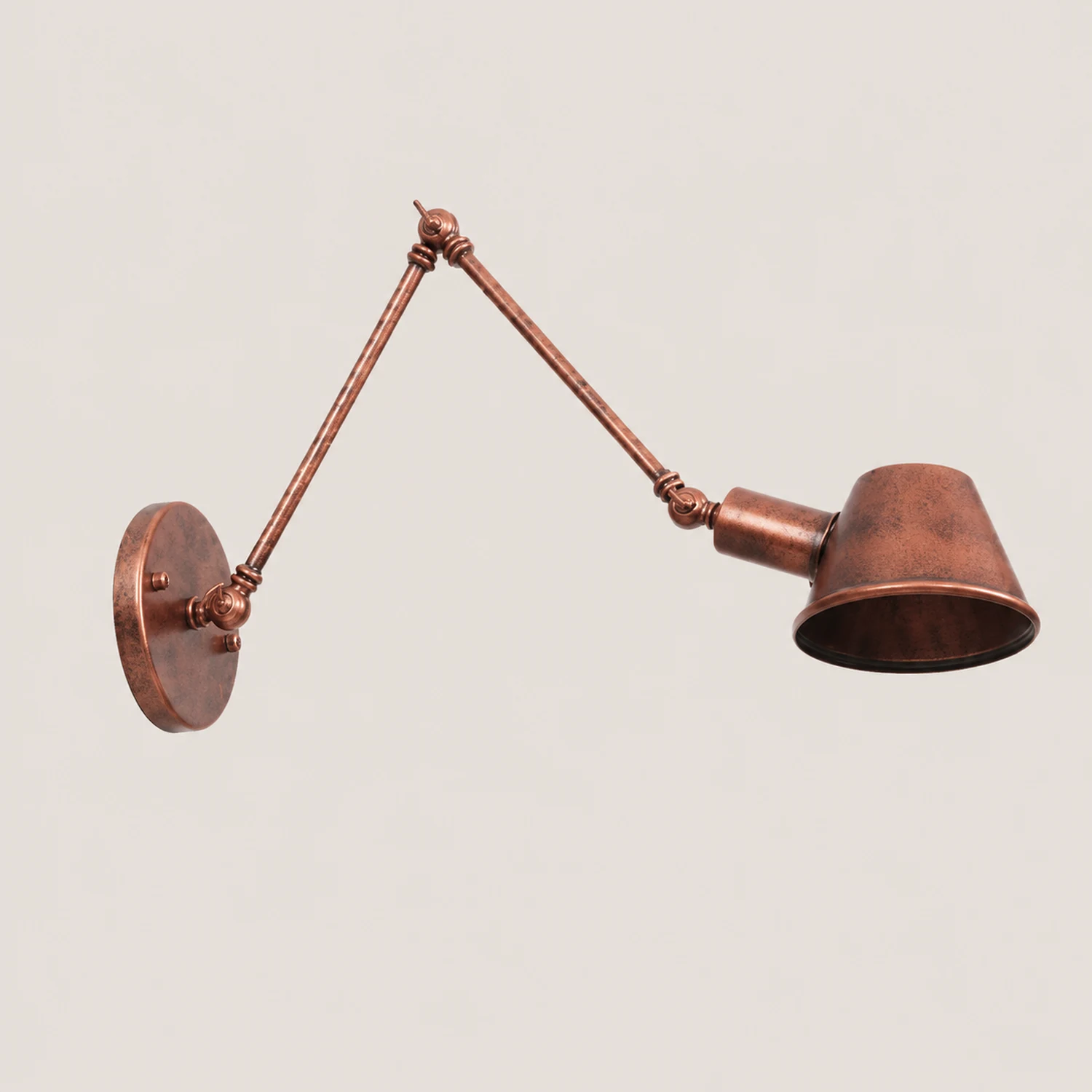 Brady Retro Industrielle Wandleuchte - Lumpaz