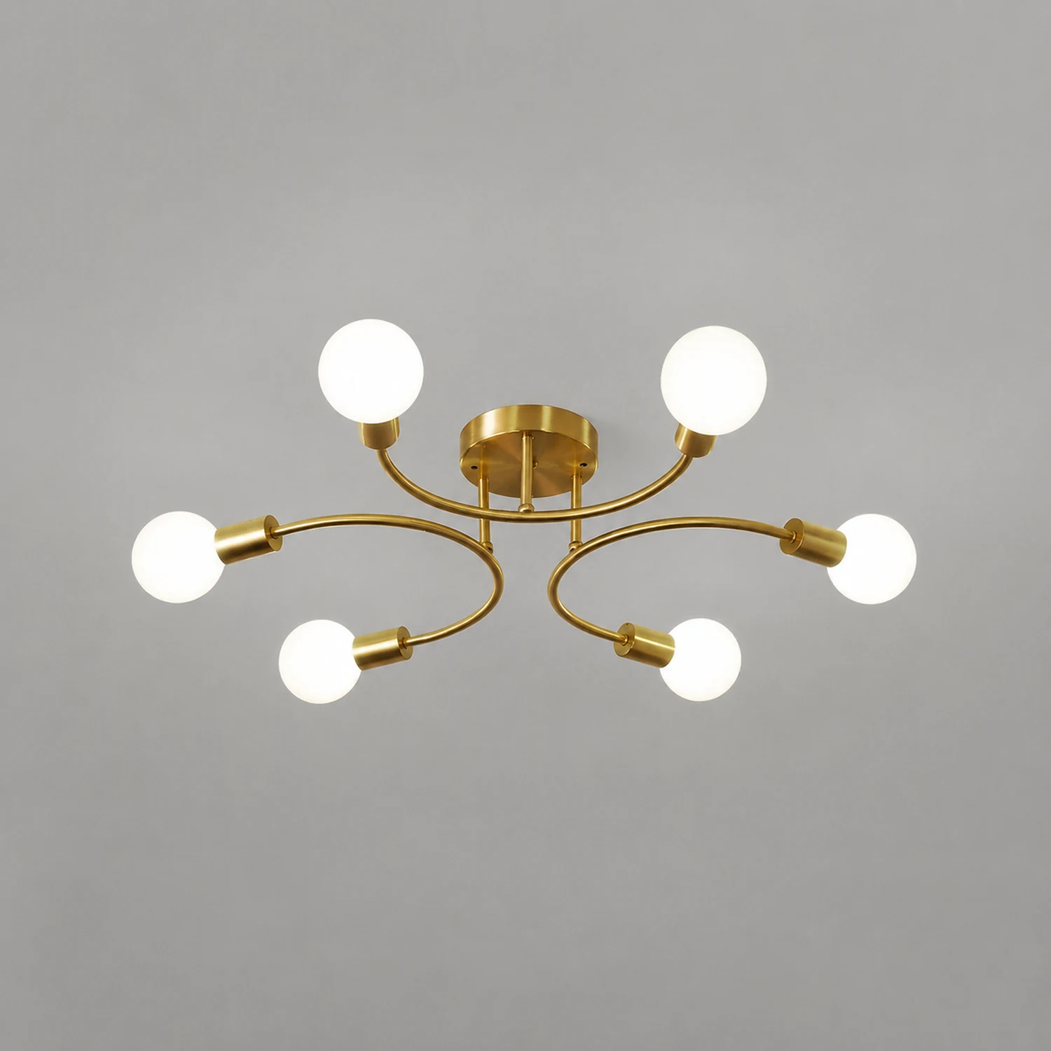Valentina Moderner Ball Glas LED Pendelleuchter Kronleuchter Deckenleuchte - Lumpaz